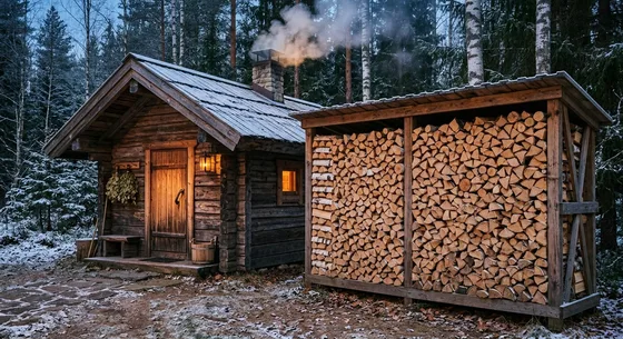 Укладка дров в Ярославле, проезд Луговая, 14